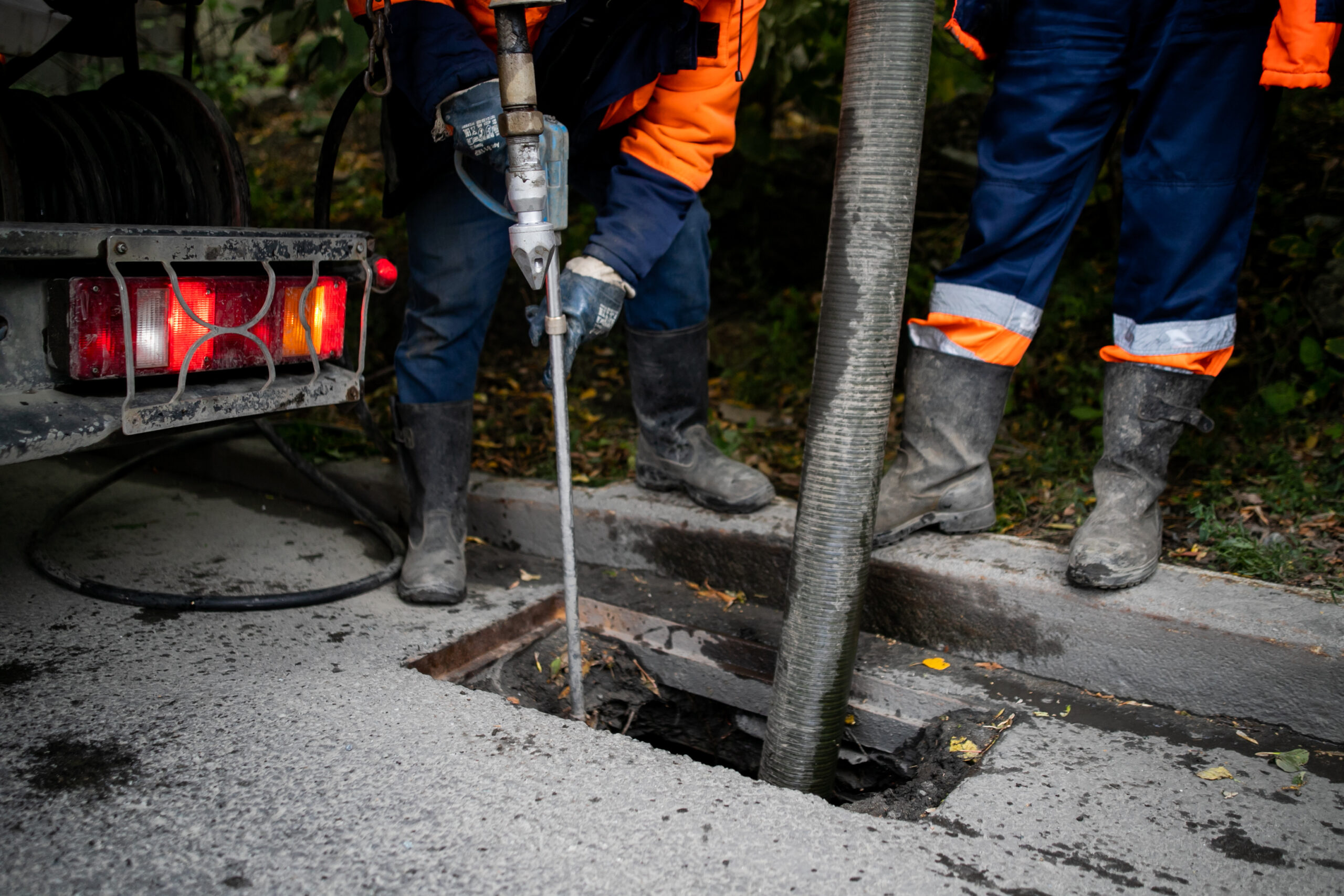 Water jet cleaning drains-Port Orchard-WA